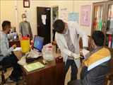 تزریق واکسن کرونا به پاکبانان و کارگران خدمات شهری شهرداری قرچک