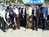 پل تاریخی باقرآباد قرچک(مشهد شهدای ۱۵ خرداد) گلباران شد