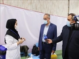 بازدید فرماندار قرچک از مرکز تجمیعی شماره 2 واکسیناسیون