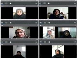 نشست جمع خوانی از کتاب چشمه های بهشت در بستر فضای مجازی کتابخانه های عمومی قرچک