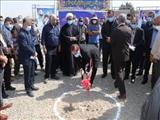 کلنگ زنی 2 پروژه سوله چند منظوره مدیریت بحران و پارک در قرچک