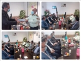 دیدار شهردار قرچک با فرمانده انتظامی به مناسبت هفته ناجا