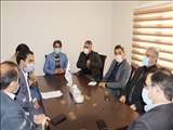 جلسه بررسی مشکلات بیمه رانندگان تاکسی قرچک 