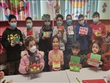 کارگاه آموزش کاردستی در کتابخانه عمومی اقبال لاهوری قرچک برگزار شد