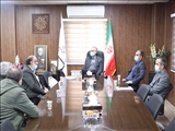 نشست رئیس اتحادیه آجیل و خشکبار تهران با فرماندار قرچک