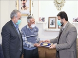 دیدار معاون استاندار و فرماندار قرچک با پدر معظم شهید «میثم نجفی»