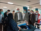 عیادت استاندار تهران و فرماندار قرچک از بیماران بیمارستان شهید ستاری