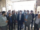 بازدید فرماندار قرچک، شهردار و اصحاب رسانه از پروژه درحال ساخت پردیس سینمایی