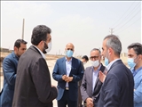 بازدید فرماندار قرچک و رئیس سازمان مدیریت و برنامه‌ریزی استان تهران از محل پروژه پست برق 63 کیلوولت شهرک صنعتی