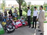 آموزش فرهنگ ترافیک و ایمنی حمل‌ونقل به کودکان قرچکی