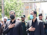 آیین راهپیمایی عزاداران شهادت امام جعفر صادق(ع) در قرچک