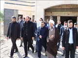 بازدید وزیر فرهنگ و ارشاد اسلامی و استاندار تهران از پروژه پردیس سینمایی قرچک