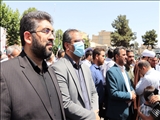 حضور فرماندار قرچک در راهپیمایی گرامیداشت 15 خرداد