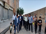 حضور فرماندار قرچک در محلات شهری