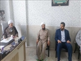 گرامیداشت روز تبلیغ و اطلاع‌رسانی دینی توسط فرماندار و امام جمعه قرچک