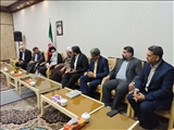 دیدار فرماندار و امام جمعه قرچک با امام جمعه کاشان