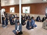 طنین انداز شدن نوای دلنشین زیارت عاشورا در فرمانداری قرچک