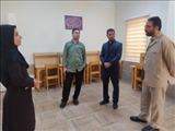 بازدید بخشدار بخش مرکزی قرچک از کتابخانه عمومی شهید سلیمانی روستای داودآباد