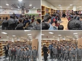 بازدید جمعی از دانش آموزان دبستان جهاد از کتابخانه شهید مطهری قرچک