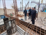 بازدید بخشدار قرچک از مراحل احداث ساختمان دهیاری روستای محمدآباداعلا