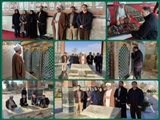 زیارت مزار شهدای گمنام و گلزار شهدای شهرستان قرچک توسط ریاست و مدیریت فرهنگی دانشگاه پیام نور مرکز قرچک - ورامین