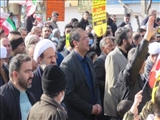 گزارش تصویری/حضور شهردار، کارکنان و کارگران شهرداری قرچک در راهپیمایی ۲۲ بهمن
