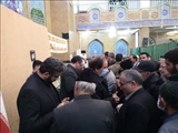 استقرار میز خدمت مسئولان شهرستان قرچک در مسجد جامع
