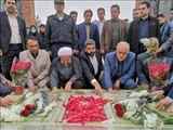 گلباران مزار شهدای گمنام قرچک با حضور استاندار تهران 