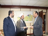 دیدار فرماندار با شهردار قرچک