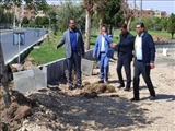 بازدید شهردار قرچک از مراحل احداث دوربرگردان بلوار شهید سلیمانی