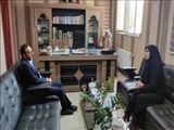 دیدار رئیس اداره کتابخانه های عمومی شهرستان قرچک با مدیر آموزش و پرورش