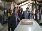 بازدید فرماندار قرچک از واحد تولیدی فوم و ظروف یکبار مصرف