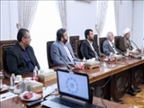 دیدار فرماندار قرچک و دیگر اعضای کنگره قیام ۱۵ خرداد با رئیس جمهور