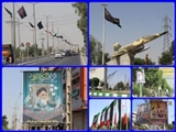 قرچک به مناسبت رحلت امام (ره) و قیام خونین 15 خرداد سیاه پوش شد