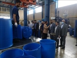 بازدید فرماندار قرچک از واحد تولید مخازن پلاستیکی