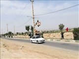 اجرای پروژه روشنایی مسیر ورودی روستای ولی‌آباد قرچک