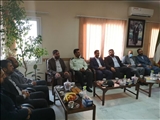 دیدار فرماندار با رئیس دادگستری شهرستان قرچک