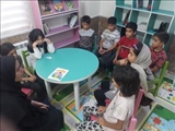 نشست جمع خوانی کتابدر کتابخانه عمومی شهید سلیمانی شهرستان قرچک