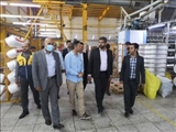 رفع موانع تولید بزرگترین تولیدکننده نخ پلی‌استر استان در بازدید میدانی فرماندار قرچک