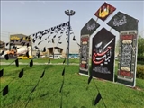قرچک به مناسبت ماه محرم سیاه‌پوش شد