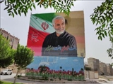 نقاشی تمثال سردار سپهبد شهید سلیمانی در قرچک بهسازی شد