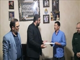 دیدار فرماندار قرچک بهمراه مسئولین با خانواده شهدای مدافع حرم