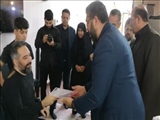 دیدار فرماندار قرچک بهمراه مسئولین بنیاد شهید از جانبازان سرافراز شهرستان