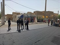 خیابان امام خمینی(ره) روستای داودآباد بخش مرکزی قرچک آسفالت شد