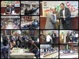 تجلیل از رزمندگان شاغل شهرداری قرچک/مزار شهدای گمنام گل‌باران شد