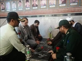 بمناسبت هفته نیروی انتظامی، گلزار شهدای شهرستان قرچک گلباران شد