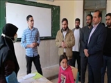 بازدید فخاری از اردوی جهادی پزشکی در روستای ولی‌آباد قرچک