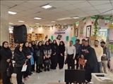 بازدید رئیس دانشگاه اریکه پرسپولیس با جمعی از اساتید و دانشجویان از کتابخانه عمومی ولایت