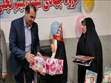 جشن تولد هشت سالگی دختر مدافع حرم با حضور فرماندار قرچک