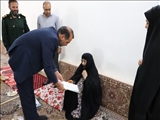 دیدار فرماندار قرچک با خانواده معظم شهدا